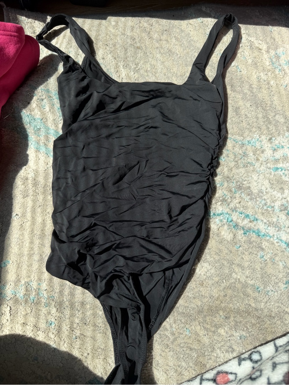 Girls Black One-Piece Swimsuit - Classic Tank Style